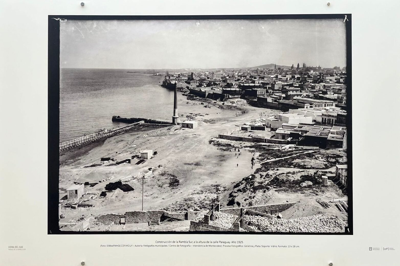 Construcción de la Rambla Sur 1925
